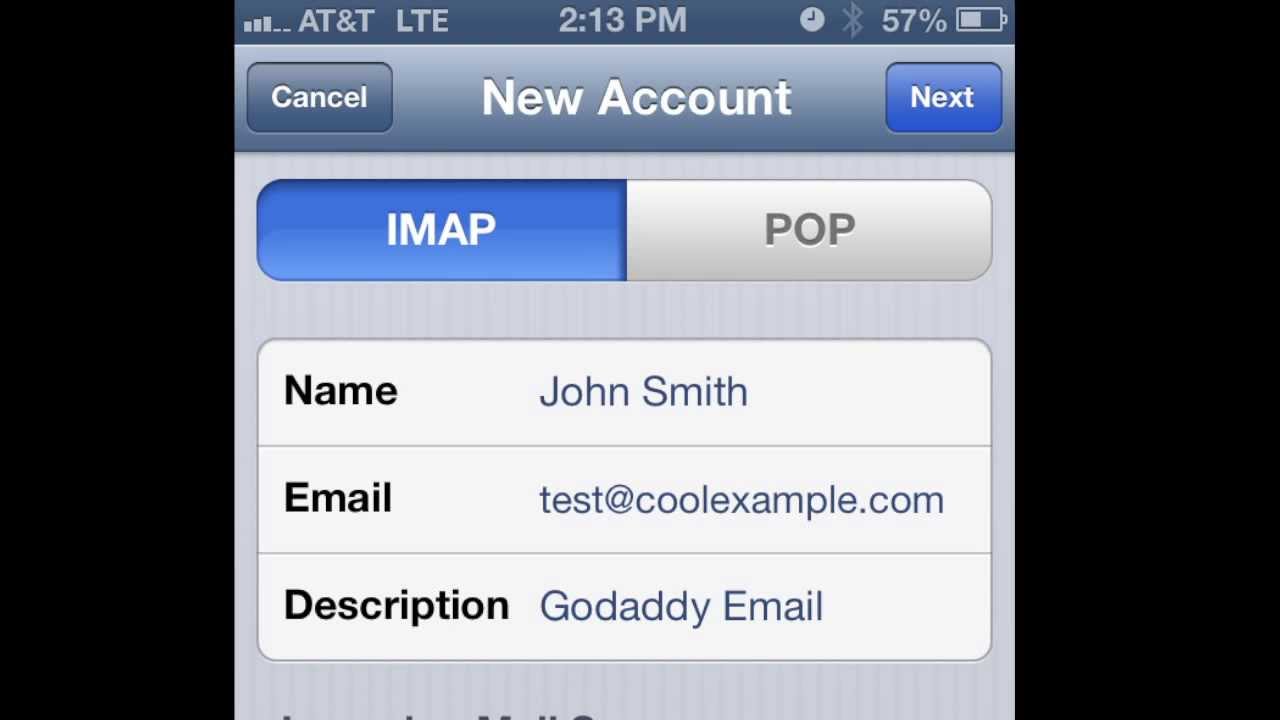 what is your outgoing mail server for mac with go daddy email